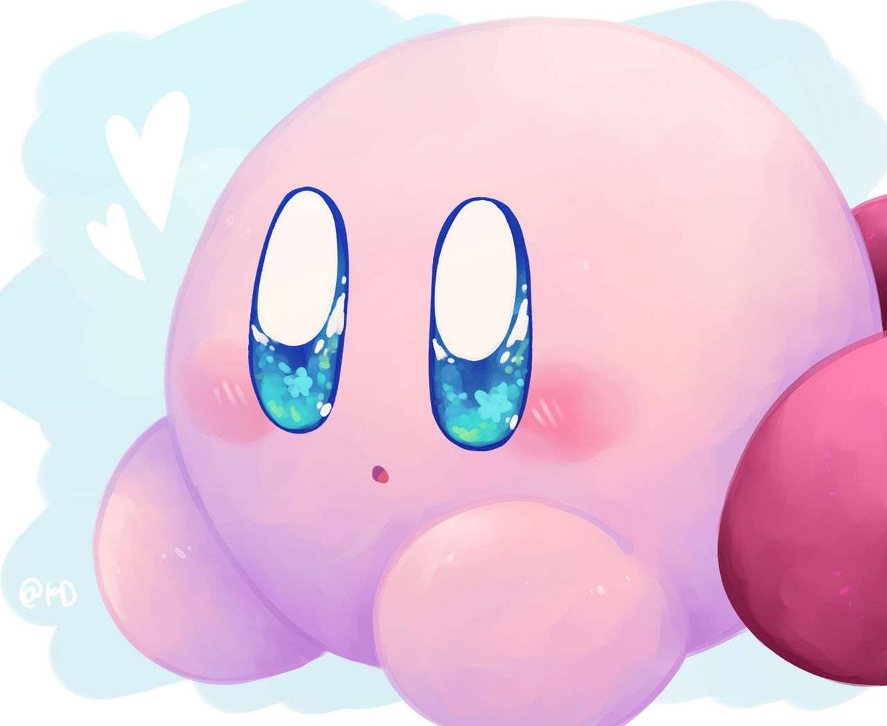 Kirby but cuter by Koku-Draws on DeviantArt