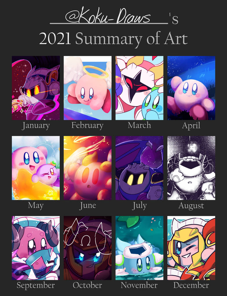 Koku-Draws 2021 Summary of Art by Koku-Draws on DeviantArt