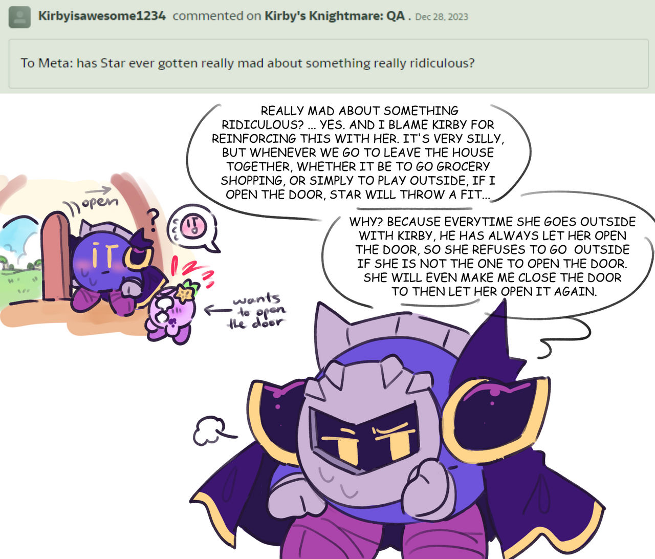 Kirby's Knightmare - QA: 249 by Koku-Draws on DeviantArt