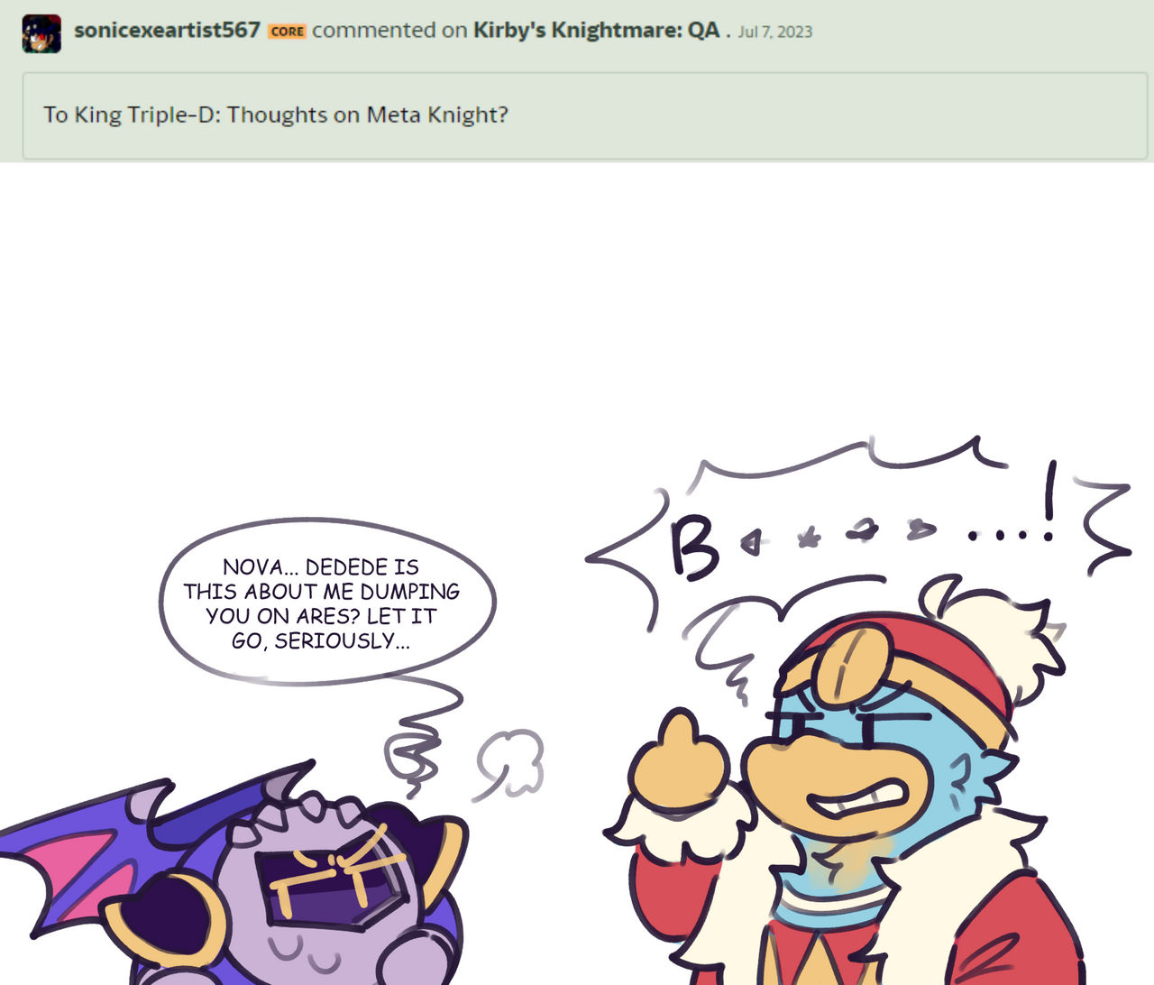 Kirby's Knightmare - QA: 272 by Koku-Draws on DeviantArt