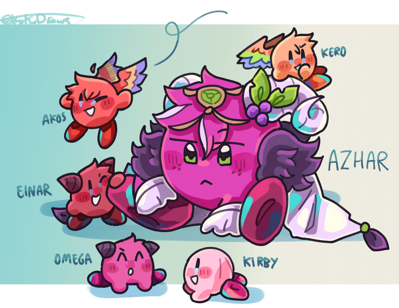 Azhar 202 Azhar with his kid, grandkids, great grandkids by Koku-Draws on DeviantArt