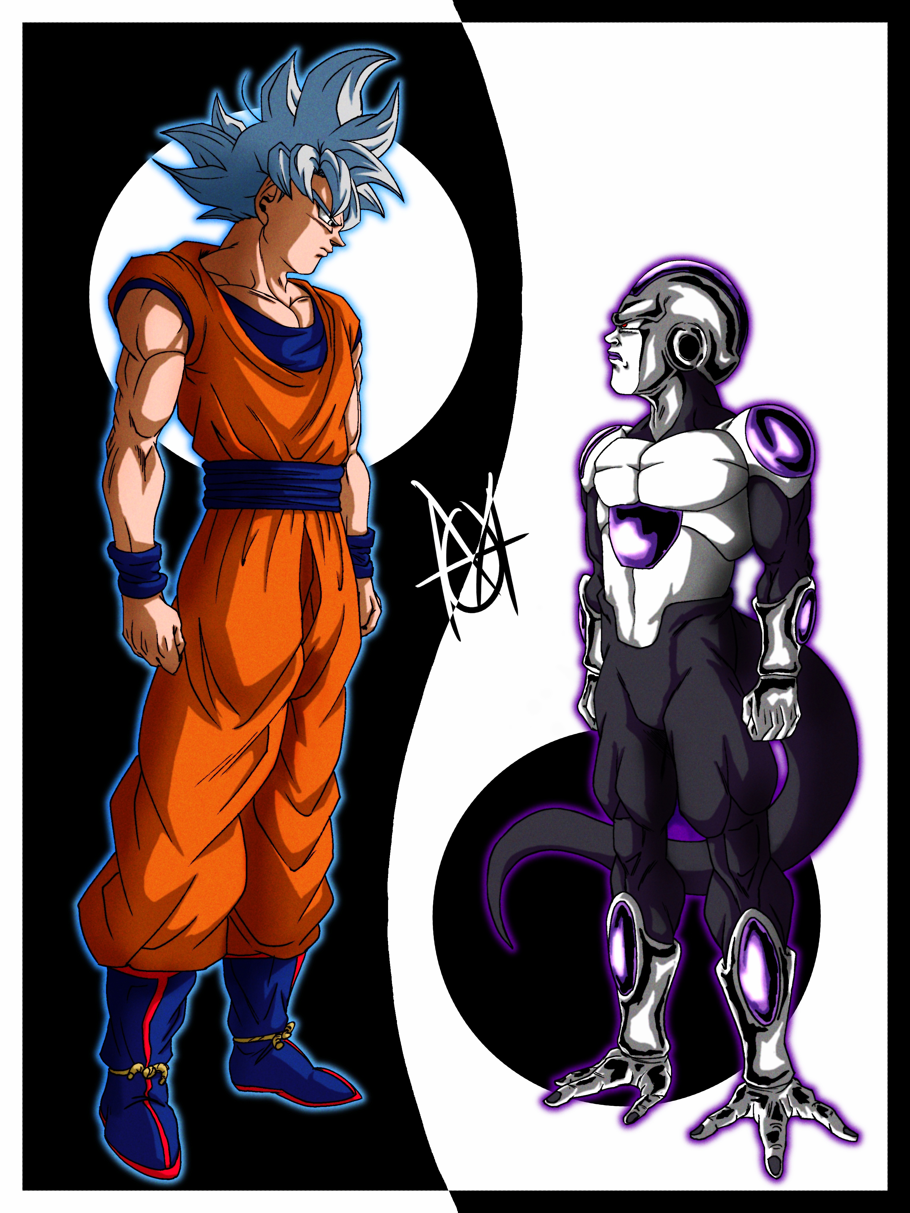 Goku vs Freeza by ZehB on DeviantArt