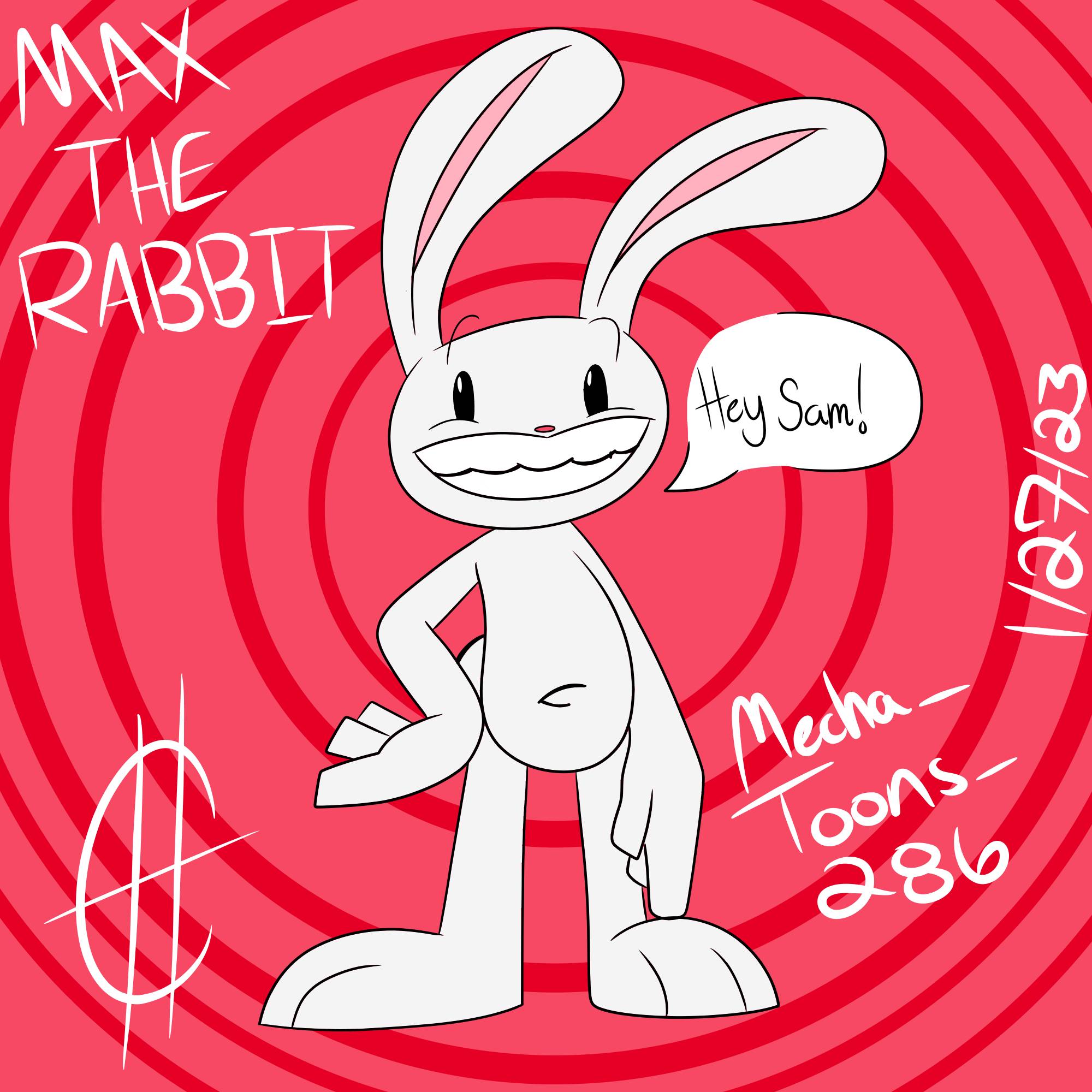 Deviantart Max Max The Rabbit From Sam and Max by MechaToons286 on DeviantArt