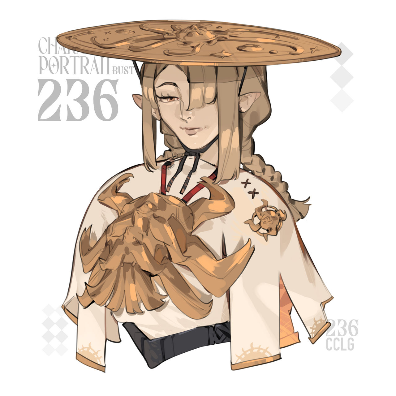 ADOPTABLE CLAIM Character Portrait (Bust) - 236
