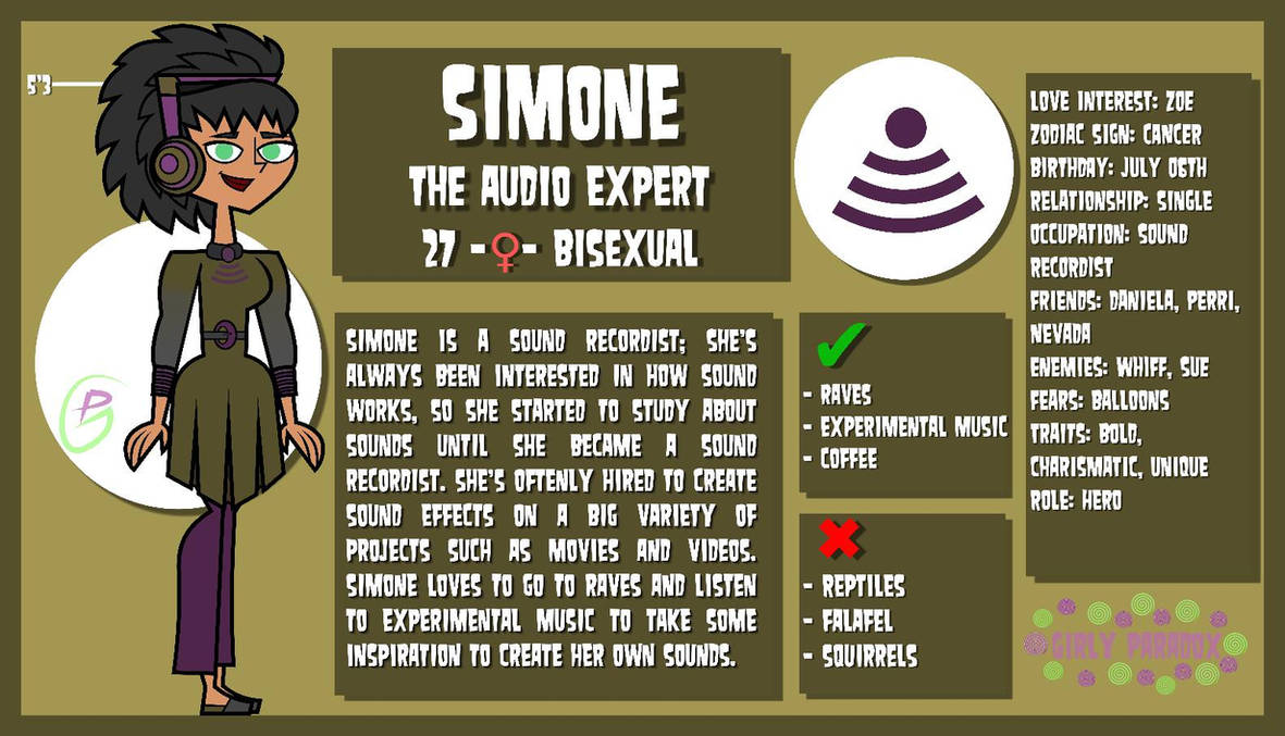 Simone Character Simone by Chris71421 on DeviantArt
