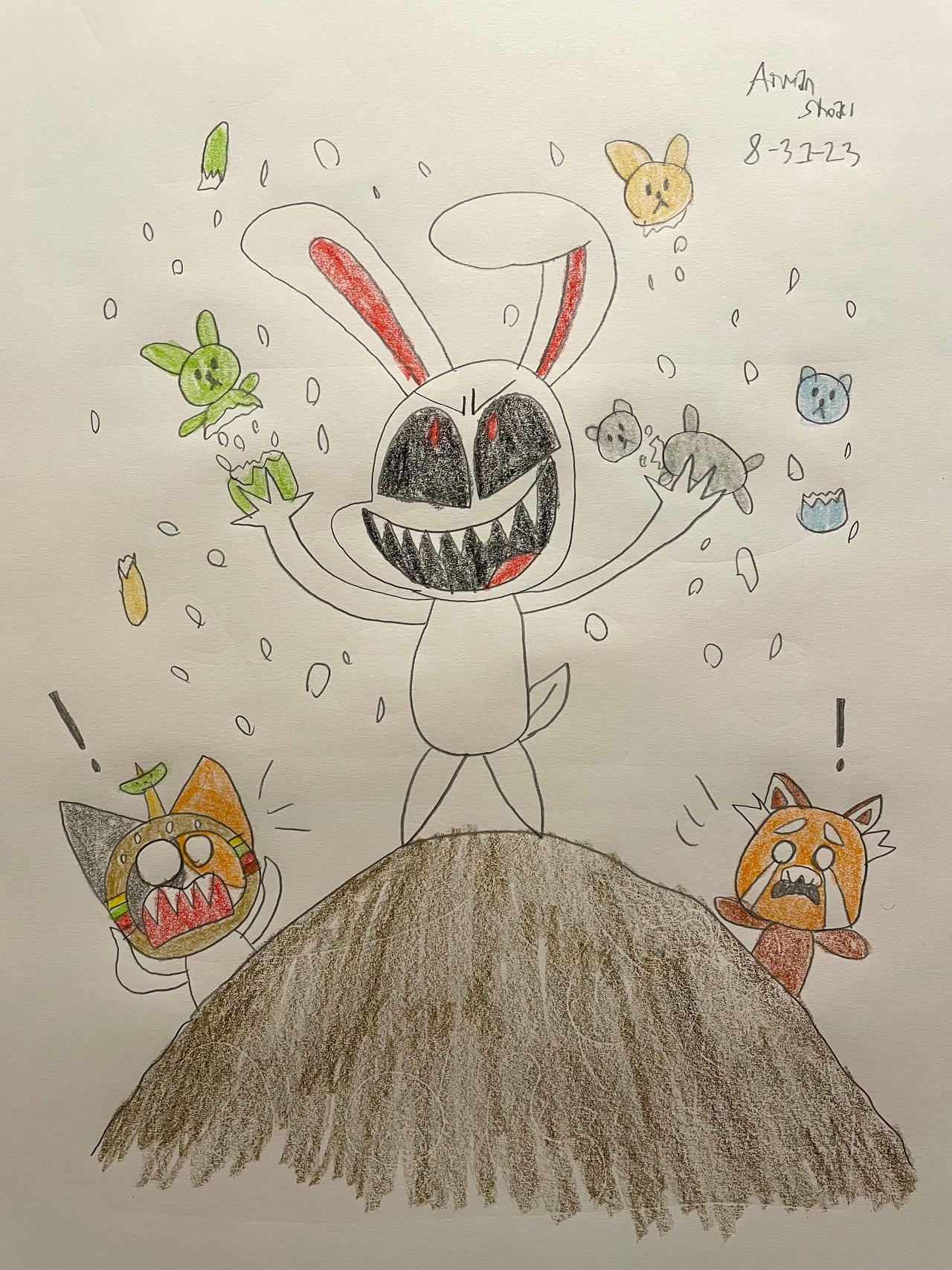 Iscream Rabbt Iscream Destroying Things by creepertube83 on DeviantArt