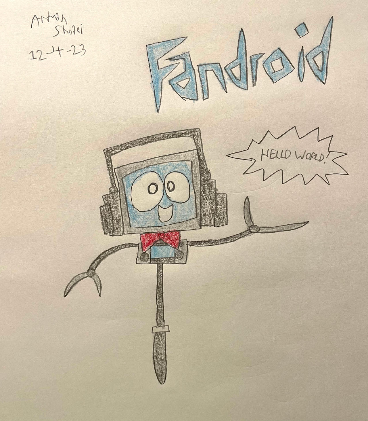 Fandroid Arrives! by creepertube83 on DeviantArt