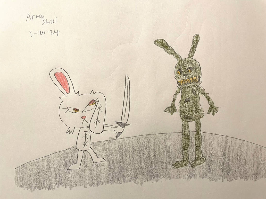 Yellow Rabbit Vs Spring Trap Bloody Bunny VS. Springtrap by creepertube83 on DeviantArt