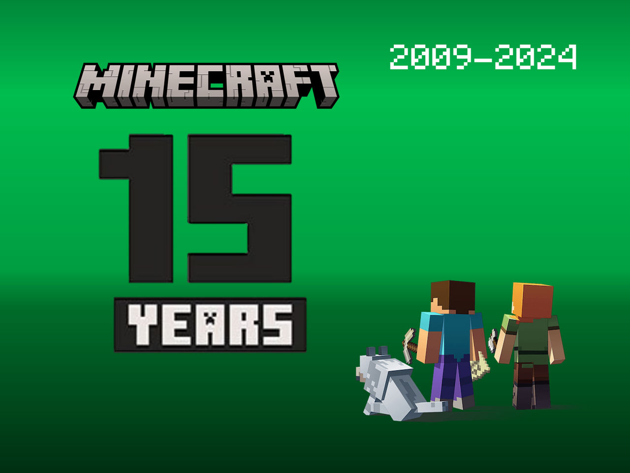 Minecraft Version In 2015 15 Years of Minecraft by creepertube83 on DeviantArt