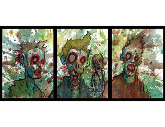 zombie triptych