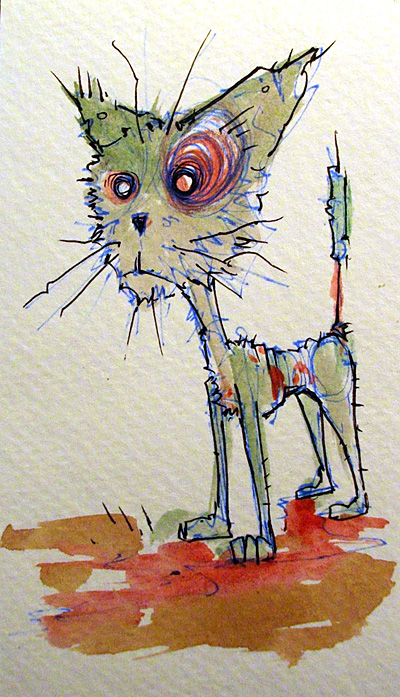 zombie kitteh doodle