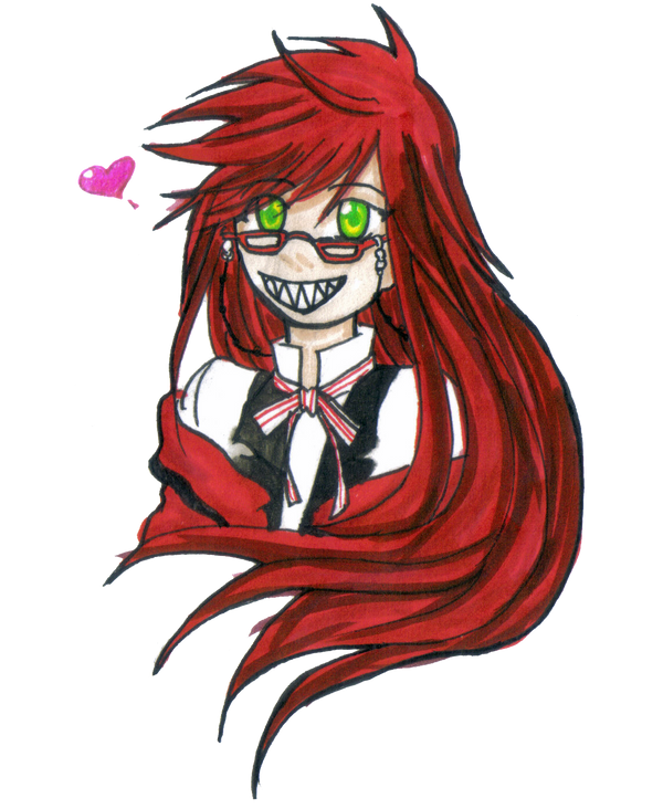 Grell Sutcliffe chibi