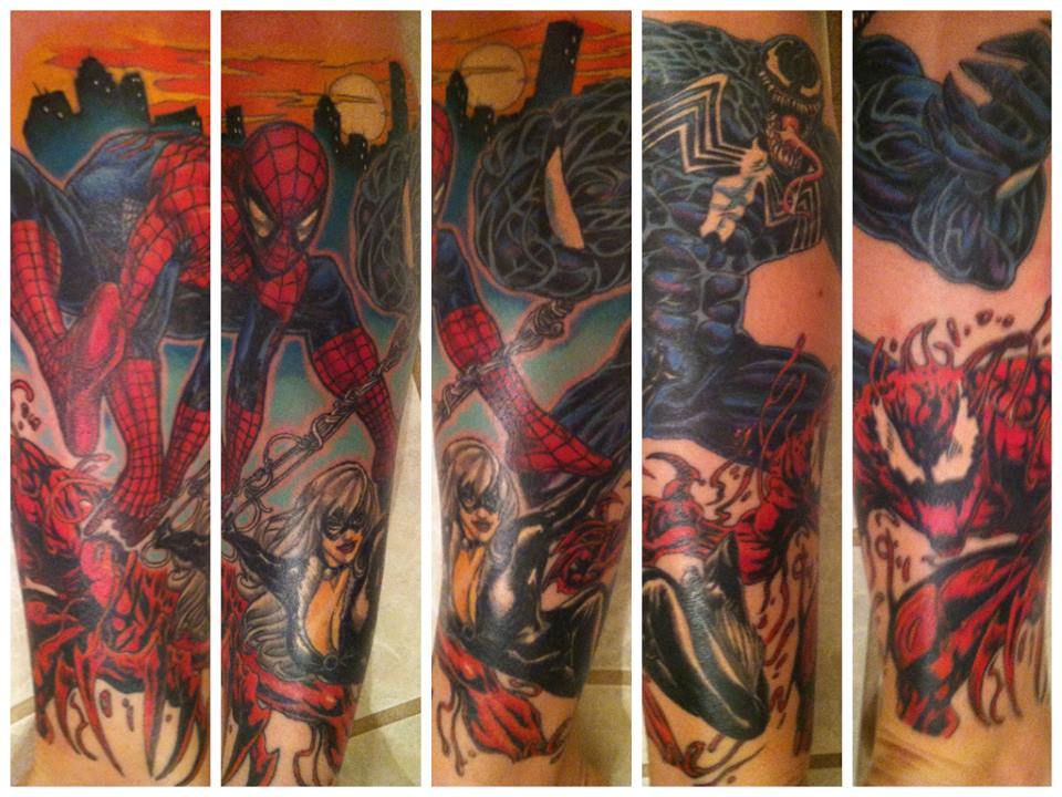 Spider-Man Leg Tattoo by SequinSuperNOVA on DeviantArt Spider-Man Leg Tattoo by SequinSuperNOVA on DeviantArt