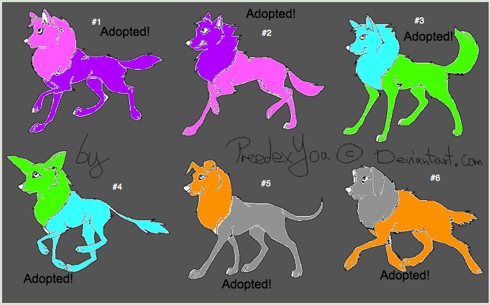 Free Canine Adoptables Set 4 -CLOSED-