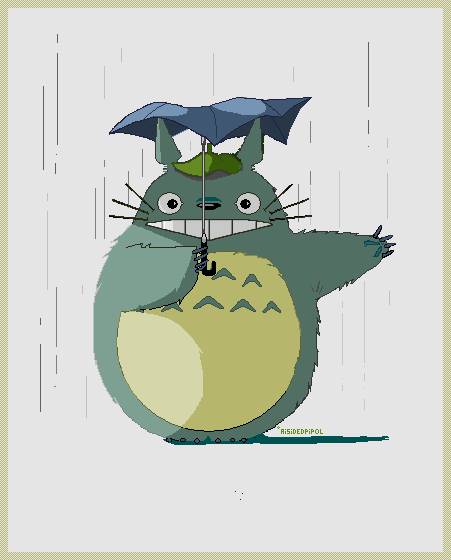 Totoro pixel