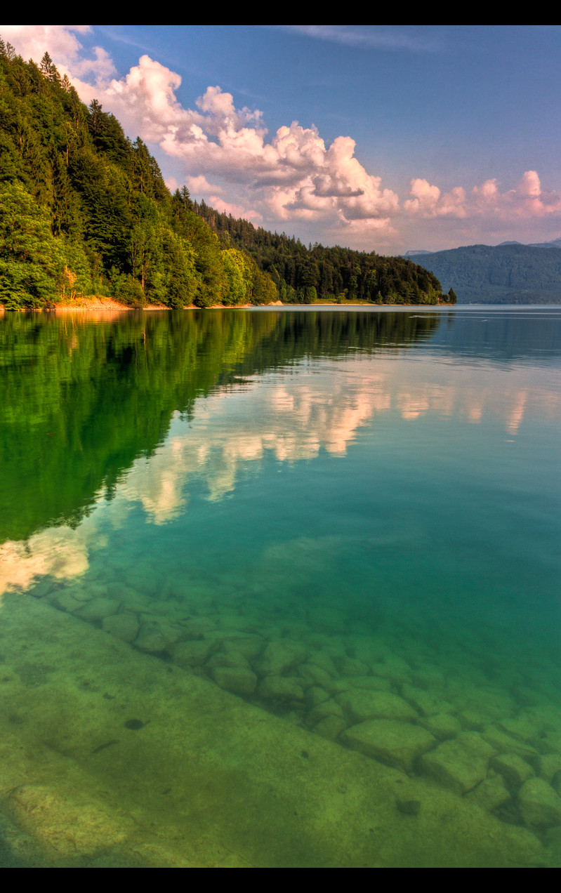 Dreamlake shoreline - portrait