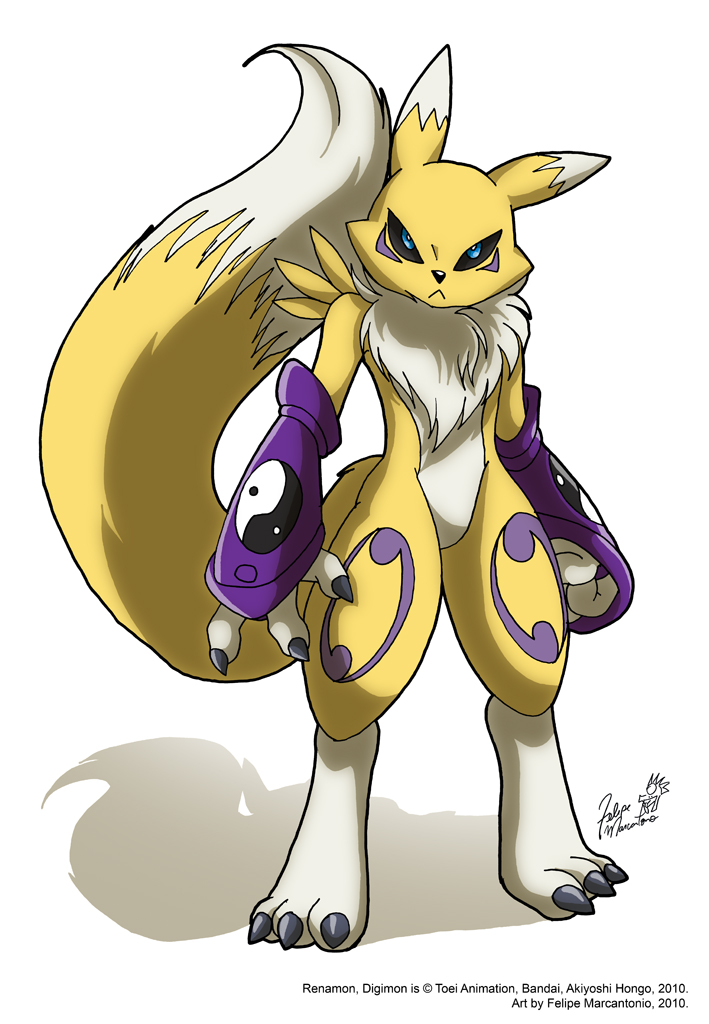 Renamon pose