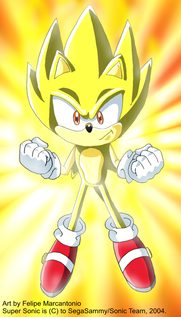 Super Sonic :: Sonic X Style by yuski on DeviantArt