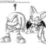 Sonic X : Knuckles and Rouge