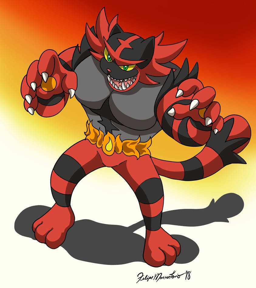 Inceneroar by yuski on DeviantArt