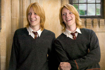 Fred and George in film 4 GOF