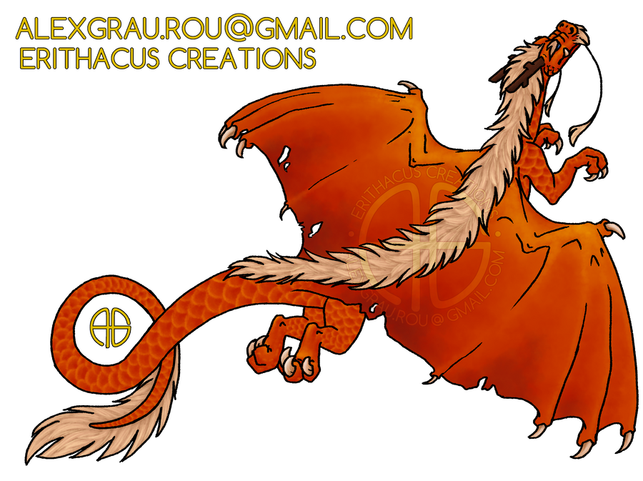 Fire Dragon Tattoo By ErithacusCreations On DeviantArt fire-dragon-tattoo-by-erithacuscreations-on-deviantart