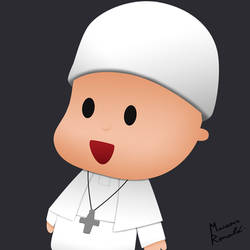 Pope Francis Pocoyo version