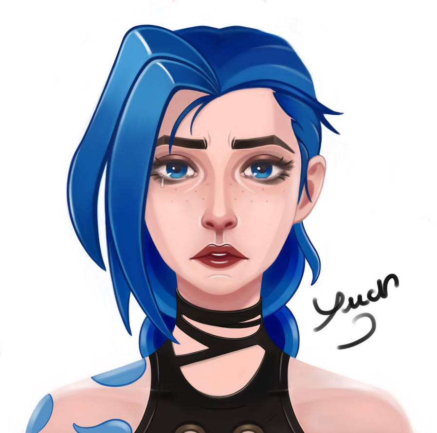 Powder Jinx ARCANE by YunalynArt on DeviantArt