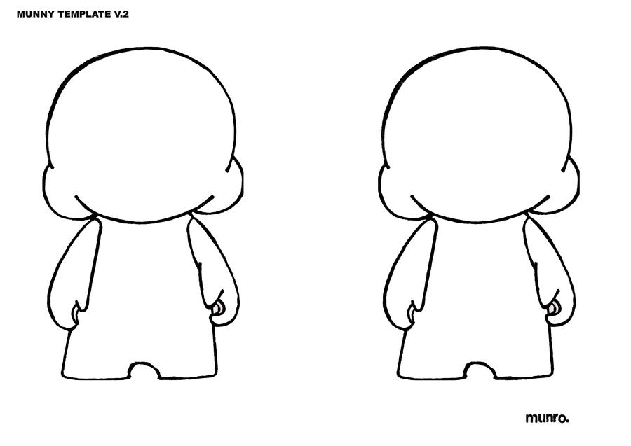 Munny Template 'front' by kimosabi on DeviantArt