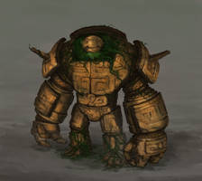 Creature Concept - Aztec Golem