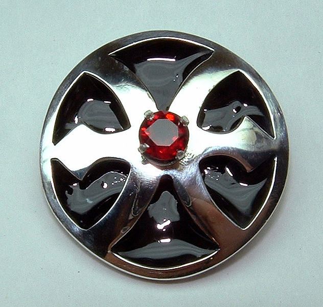 Sterling Domed Pin