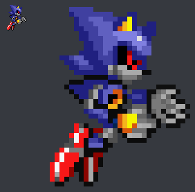 Modgen Classic Metal Sonic Sprite Sheet by AngryMetal on DeviantArt