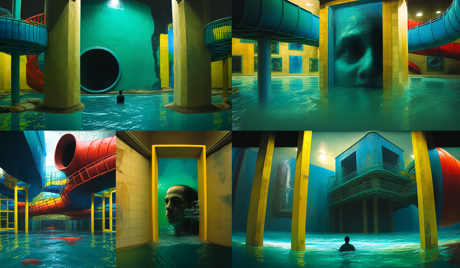 Backrooms] Poolrooms Sub-Level Station by Zebracorn-chan on DeviantArt