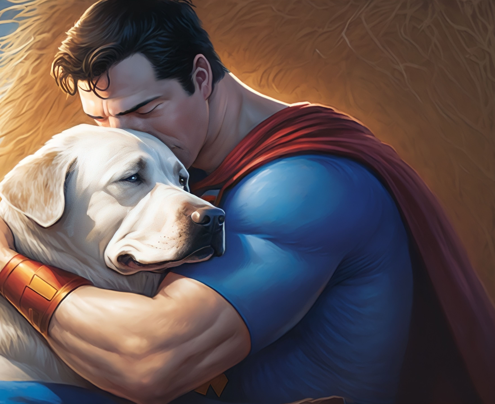 Superman and Dog by Buffy2ville on DeviantArt