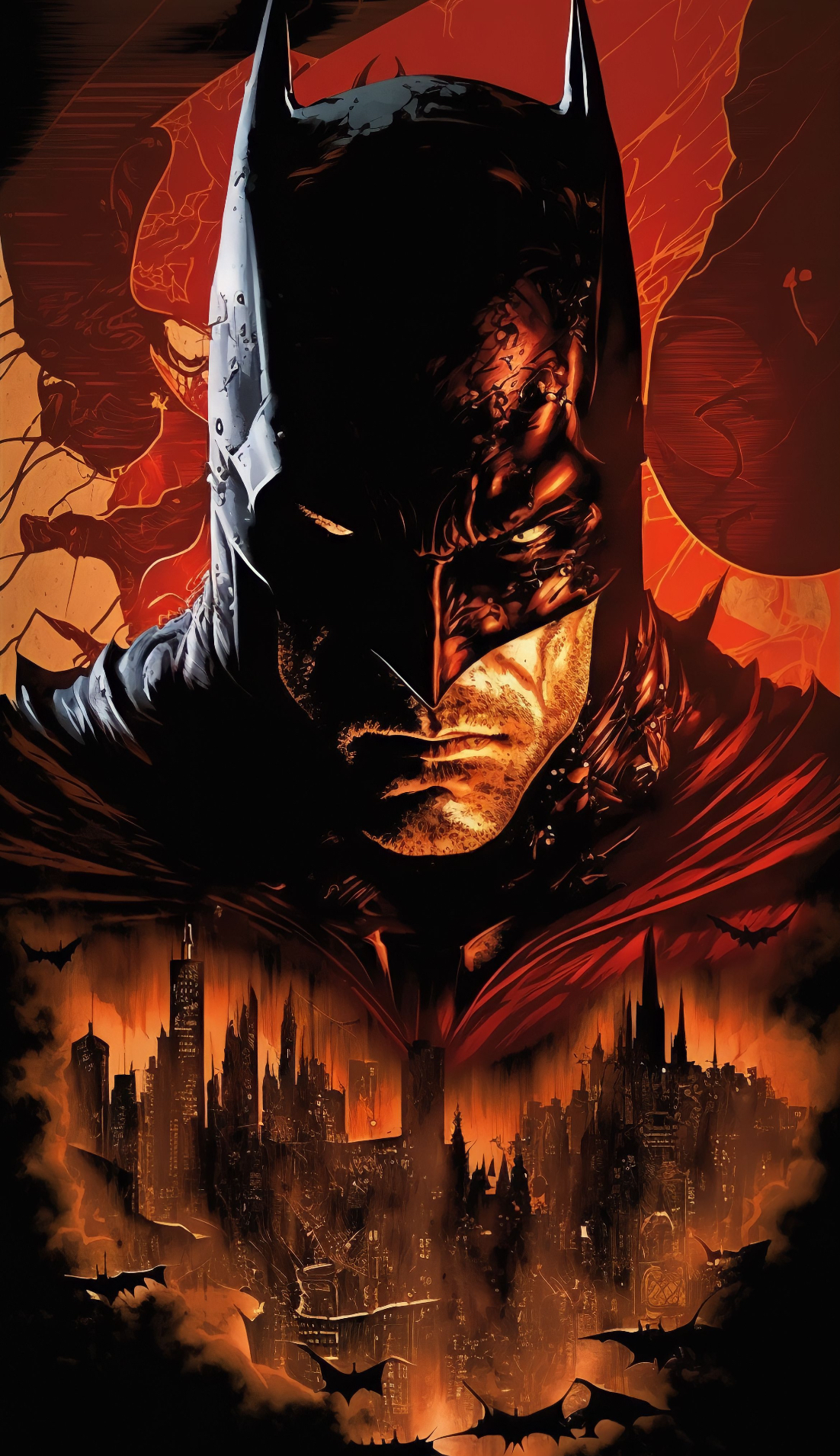 Wallpaper P\Celular: Batman 02. by HewaiArts on DeviantArt