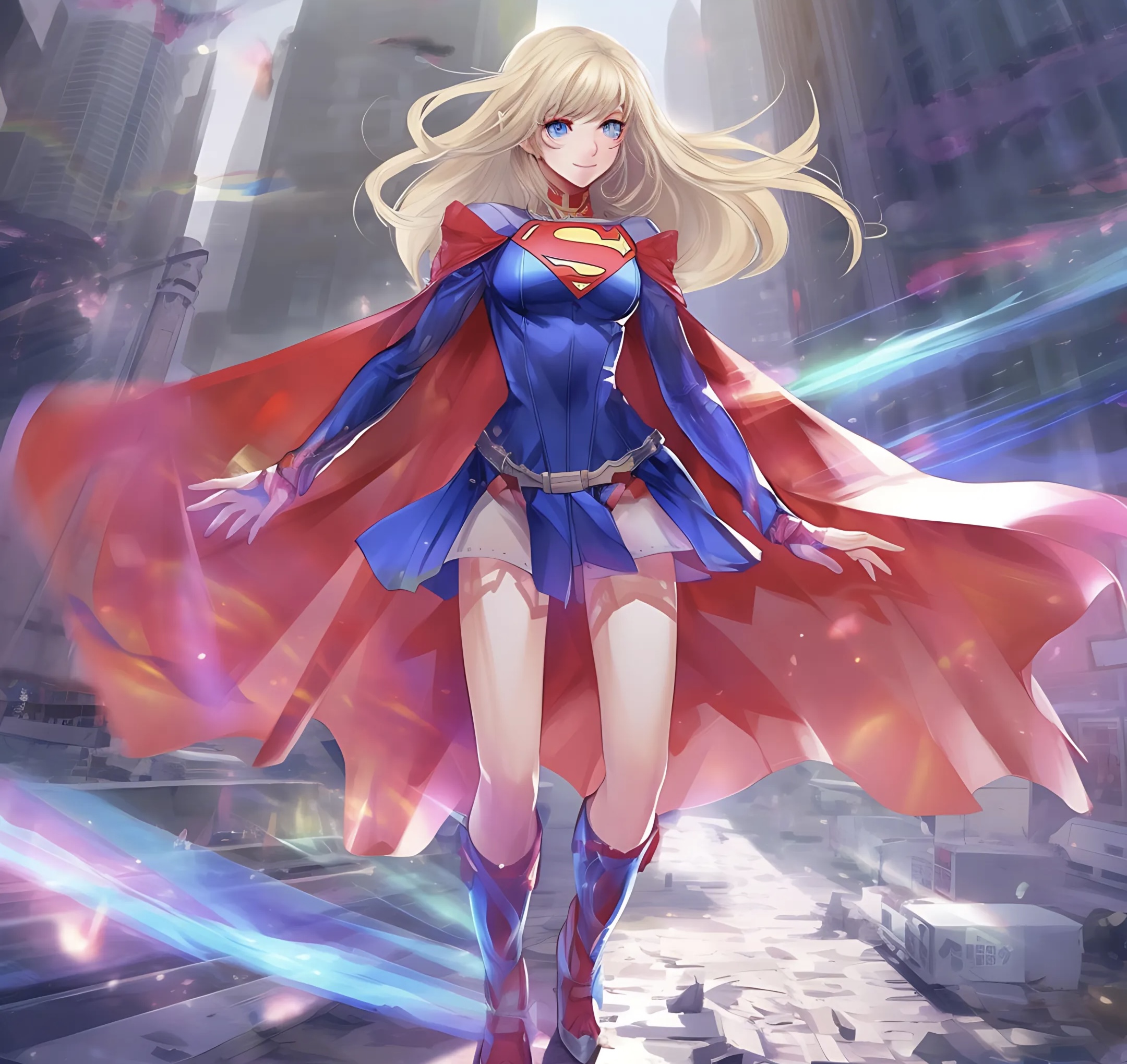 Supergirl Anime by kragf on DeviantArt