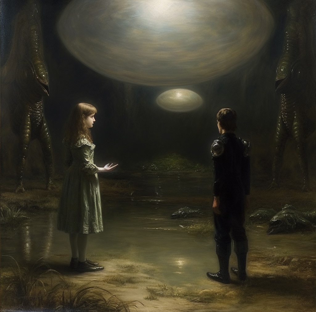 Alien Painting by Buffy2ville on DeviantArt