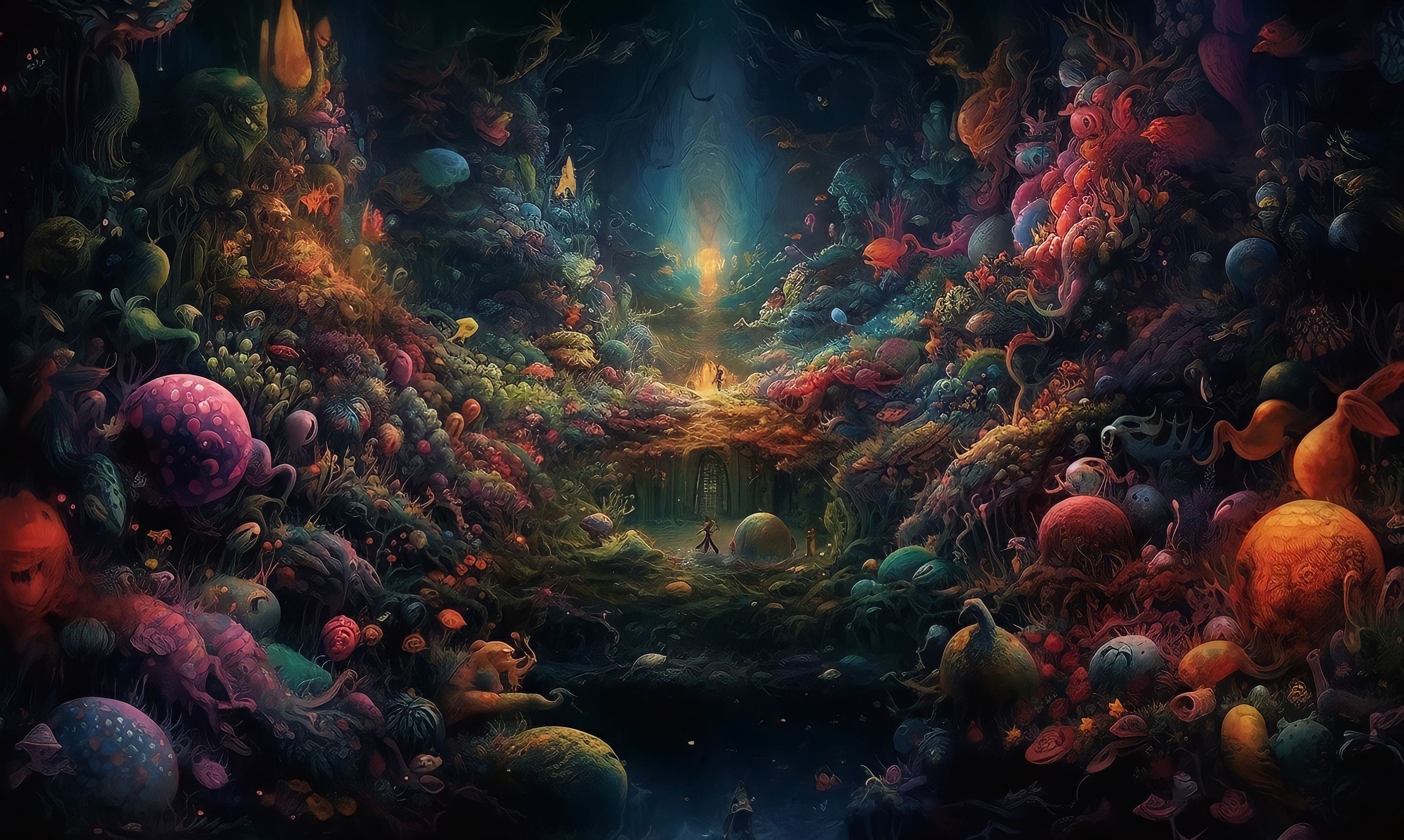 Download Image Weirdcore's trippy surreal digital landscape