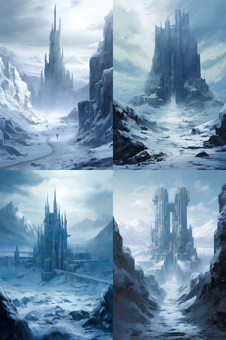 Ice Forest Fanatsy Ice Fortress by Buffy2ville on DeviantArt