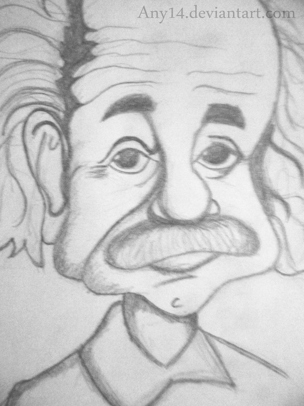 Caricatura de Albert Einstein by Any14 on DeviantArt