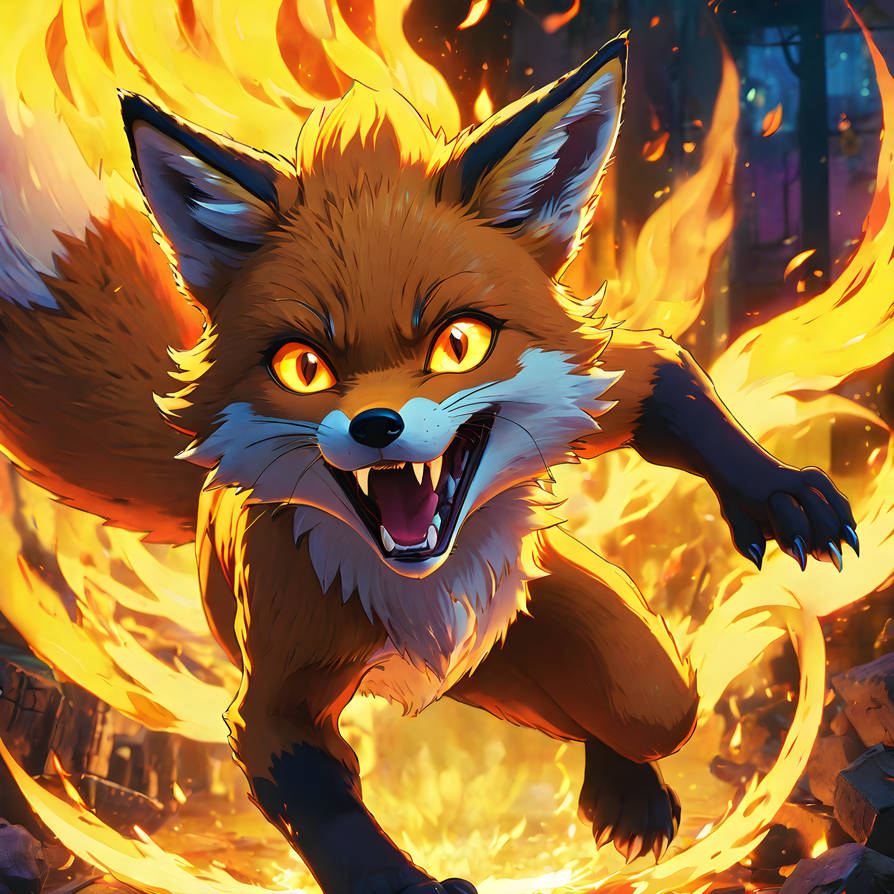 Mad Fox of Chaos by FoxxoYako on DeviantArt