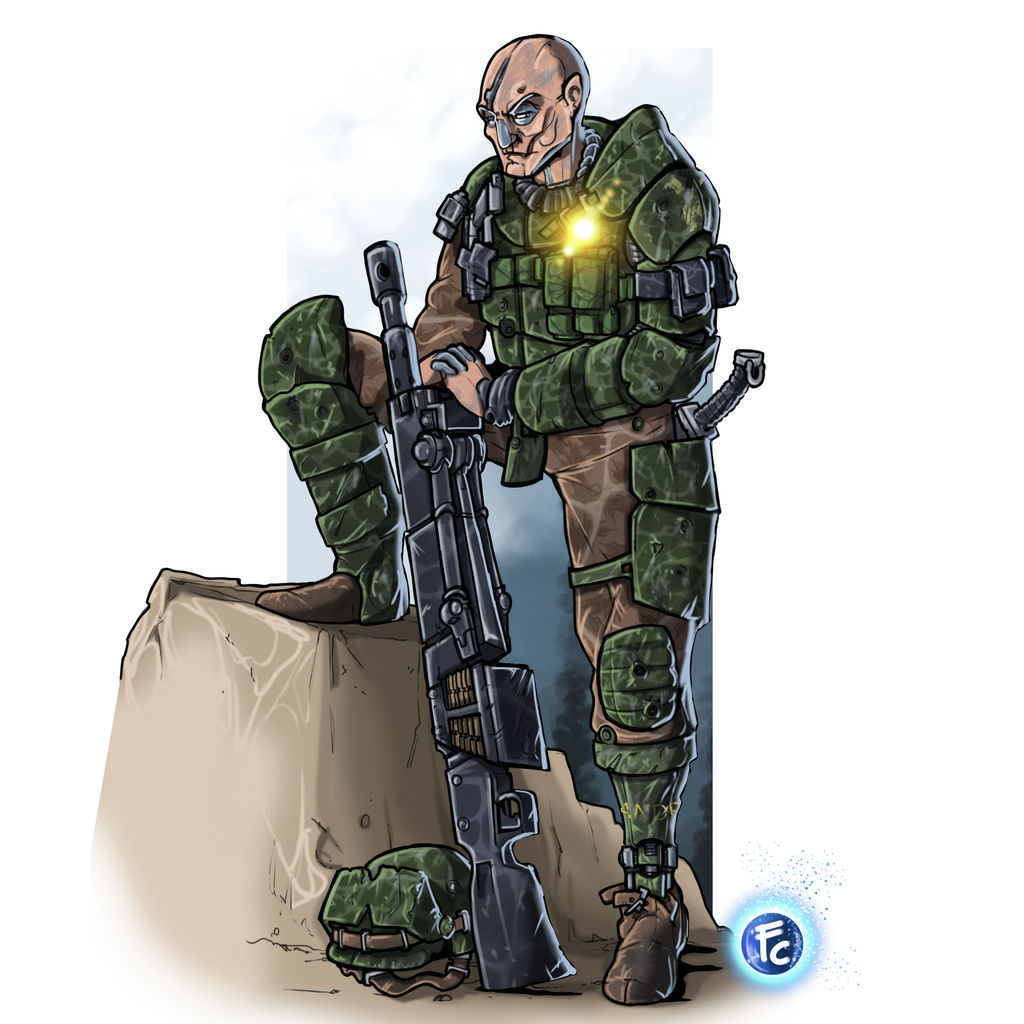 Combative Handroid Combat Android by LordCarmi on DeviantArt
