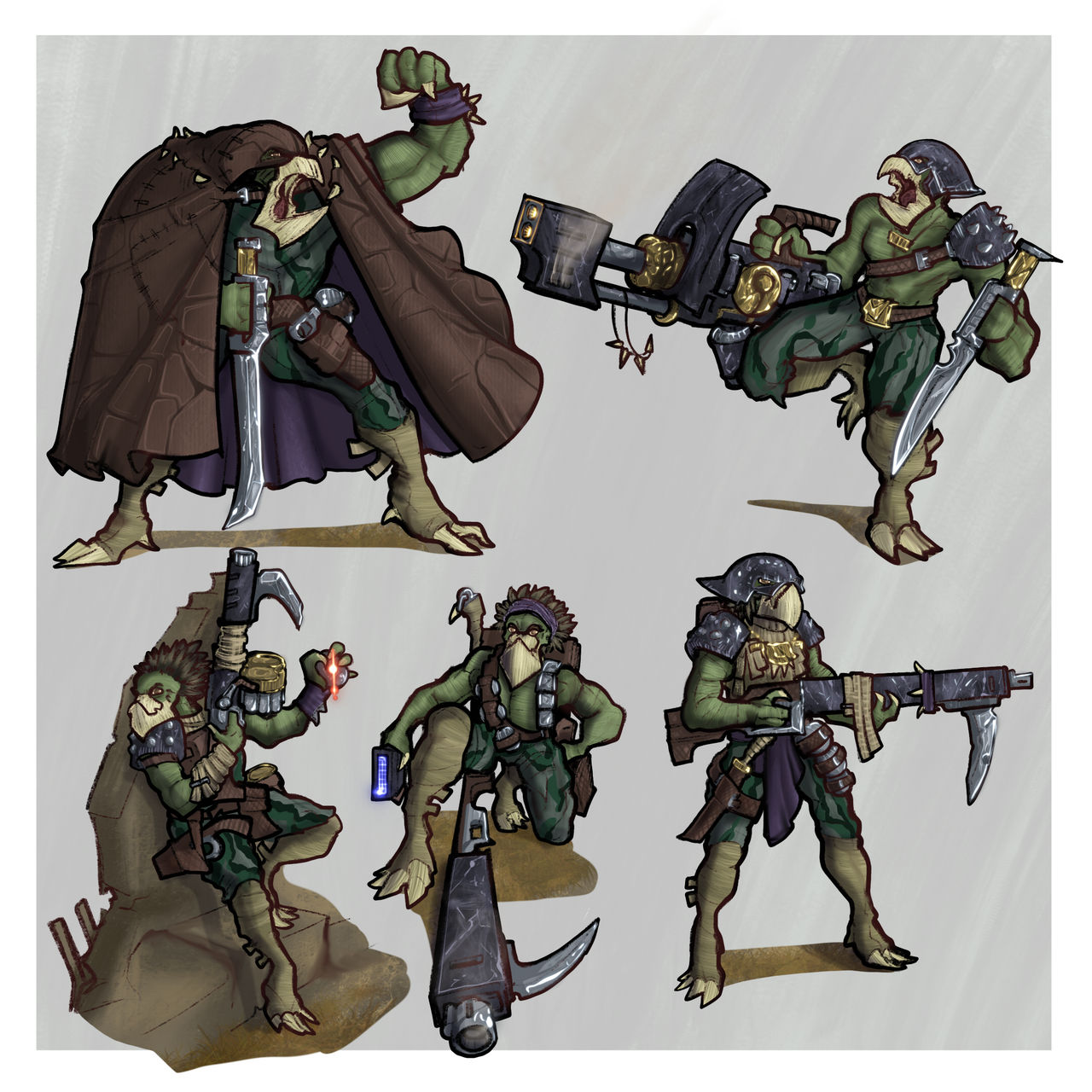 Kroot Writing Kroot by LordCarmi on DeviantArt