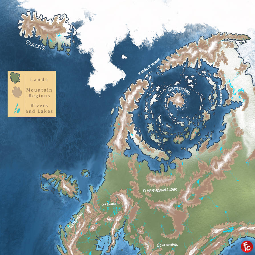 Fantasy Map by LordCarmi on DeviantArt