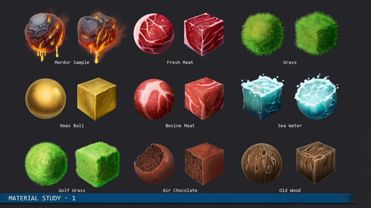 Material Study 1 by LordCarmi on DeviantArt