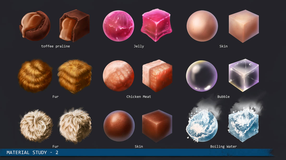 Material Study 2 by LordCarmi on DeviantArt