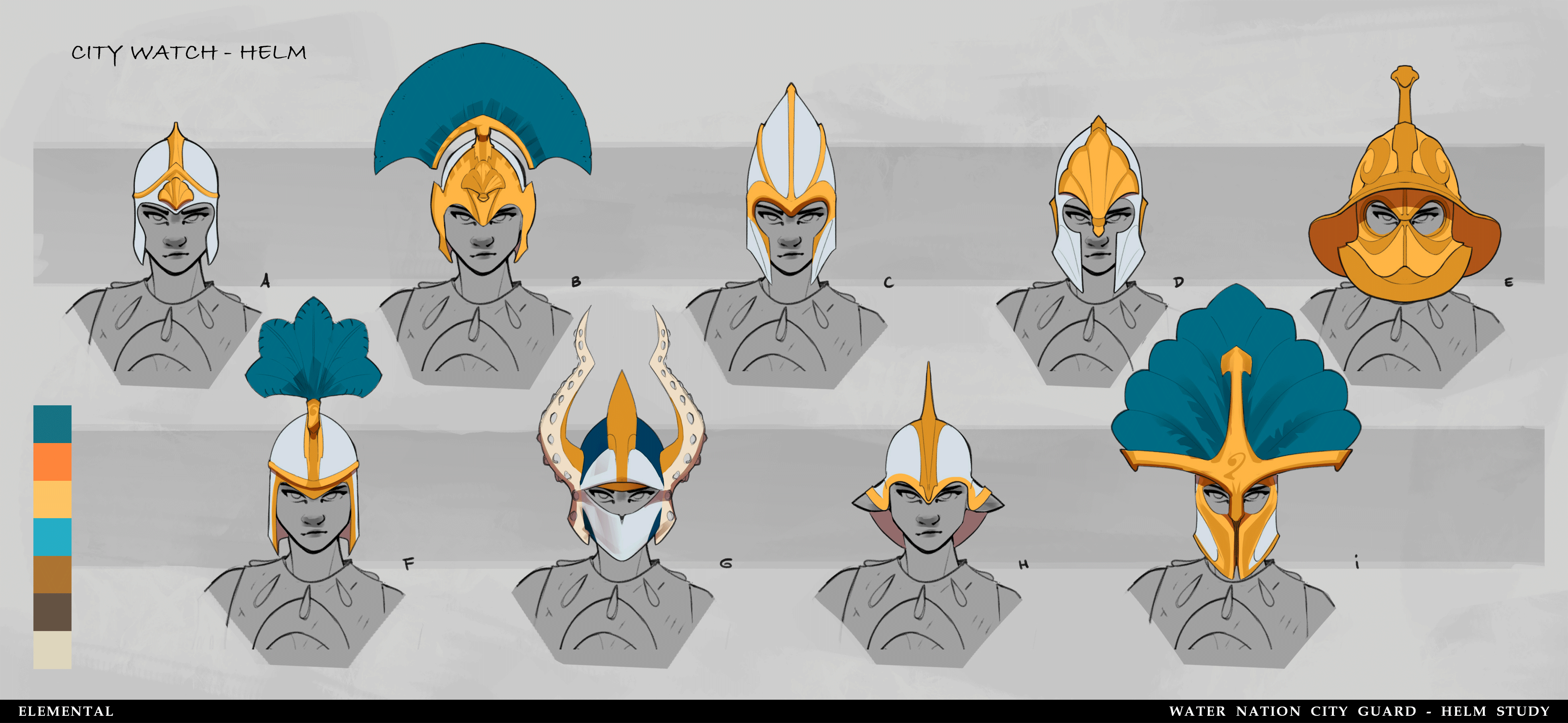 Elemental Soldier Study Helm