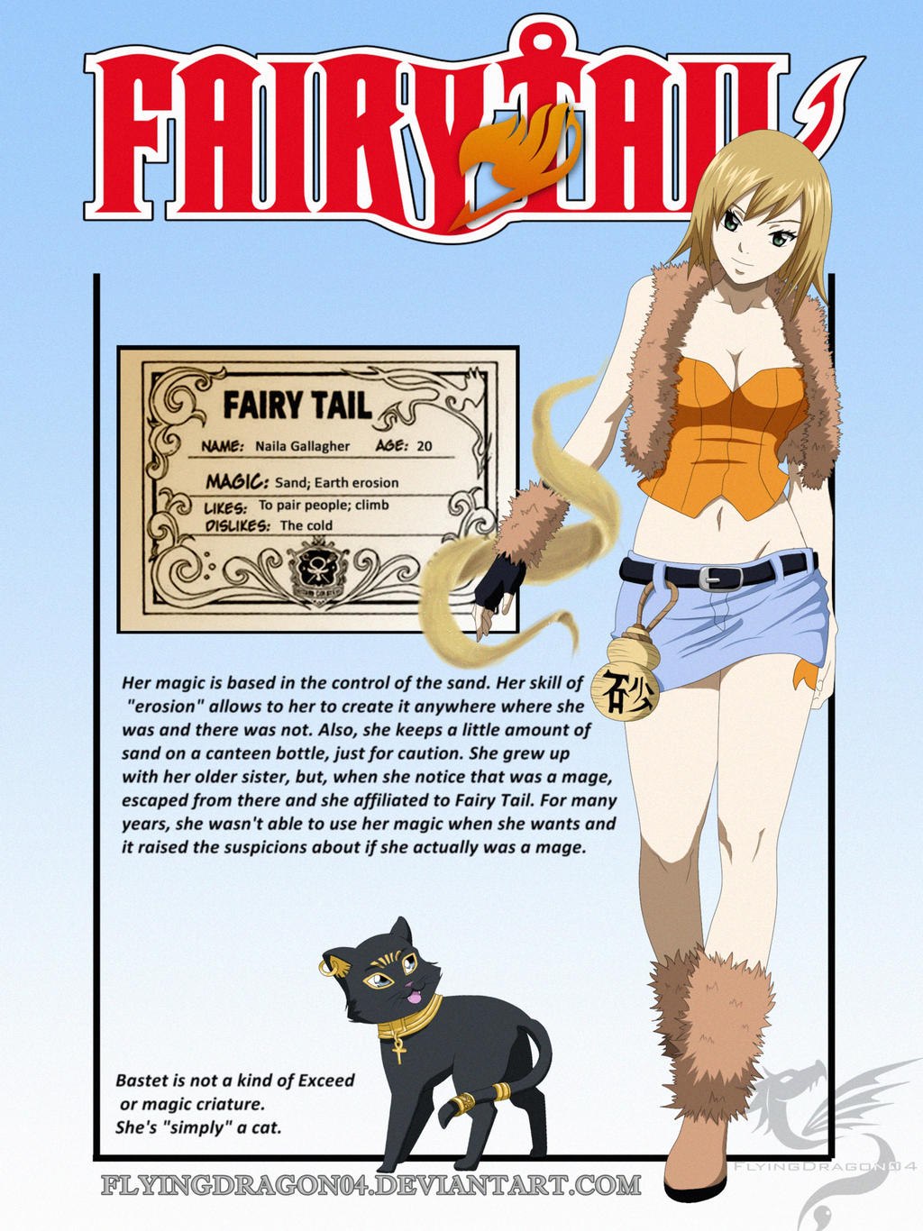 Fairy Tail Oc Naila Gallagher By Flyingdragon04 On Deviantart