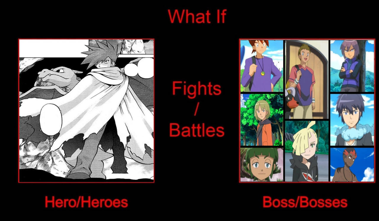 Green vs all rivals? by sermil21 on DeviantArt