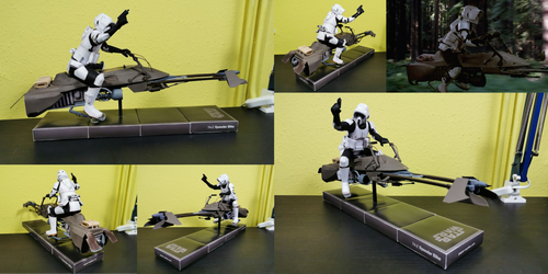 1:12 Scout Trooper + Speeder